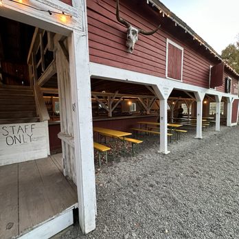 Wayside Cider - Outside seating - Cideries Near Me - Andes, New York