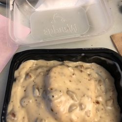 Wendy's - Breakfast sausage and gravy biscuits