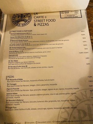 Menu photo 4 Paname Brewing Company Paris, 75 Menu photo 4 Paname Brewing Company Paris, 75