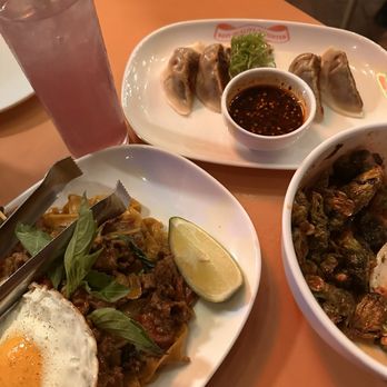 Best Quality Daughter - Impossible Potstickers, Crispy Brussels Sprouts,  Curry Guisada Dan Dan - Asian Fusion Near Me - San Antonio, Texas