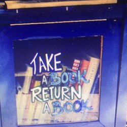 Little Free Library - Purple library