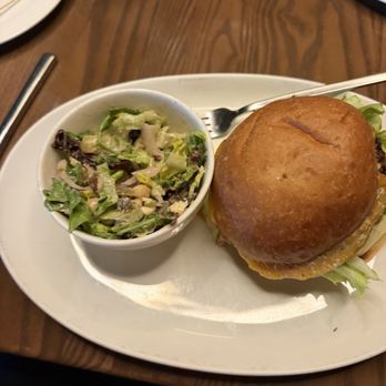 Bennett's Westside Grill - Burger cooked to perfection with side salad. (Fantastic) - American Near Me - Rocklin, California Bennett's Westside Grill - Burger cooked to perfection with side salad. (Fantastic) - American Near Me - Rocklin, California