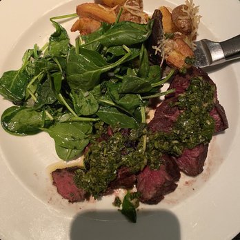 Doolittles Woodfire Grill - Hanger Steak with Chimichurri - American Near Me - Eagan, Minnesota Doolittles Woodfire Grill - Hanger Steak with Chimichurri - American Near Me - Eagan, Minnesota