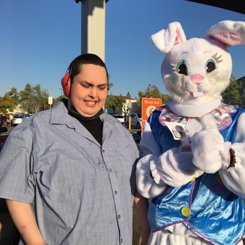 Walmart Supercenter - Easter Bunny Erwin Greets my Nephew with Special Need. A Happy Easter & even given a goodie bags :) - Department Stores Near Me - Covina, California