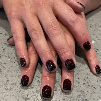 Magic Nail Lash - Red and black dipped ombré nails for Halloween. By Van: ask for her by name! - Nail Salons Near Me - Lone Tree, Colorado