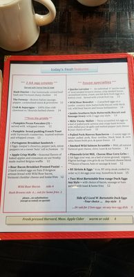 Menu photo 6 Fig Tree Cafe Marstons Mills, MA