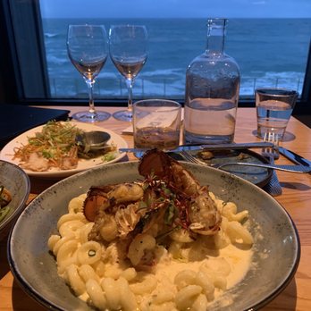 Moonraker Restaurant - Lobster and Mac & Cheese. - New American Near Me - Pacifica, California