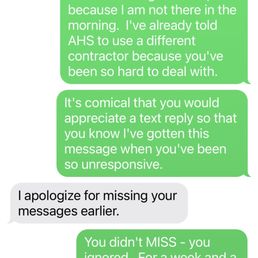 Text exchange with DNZ Text exchange with DNZ