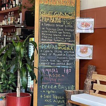 Plaza Coyoacan - Specials board - Vegan Near Me - Portland, Oregon Plaza Coyoacan - Specials board - Vegan Near Me - Portland, Oregon