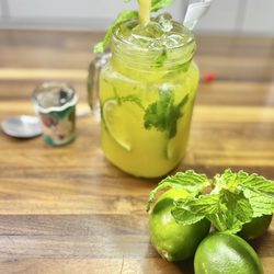 Purple Corn Peruvian Rotisserie Joint - Passion fruit mojito.