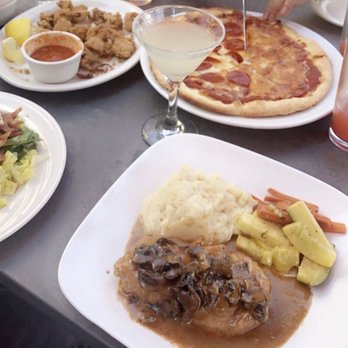 The Union Hotel - Calamari  Half pepperoni half cheese pizza  Chicken Marsala  Gabby lemon drop - Hotels Near Me - Benicia, California