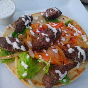 Olympik Restaurant & Bakery - The sandwich/wrap my husband had (I don't remember what it was called!) - Mediterranean Near Me - Charleston, South Carolina
