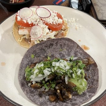Quiote - Hongos Taco and Tostada-Panela (veggie) - Mexican Near Me - Petaluma, California Quiote - Hongos Taco and Tostada-Panela (veggie) - Mexican Near Me - Petaluma, California