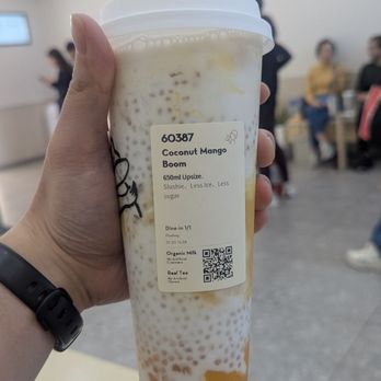 Heytea - Coconut Mango Boom - Bubble Tea Near Me - Flushing, New York