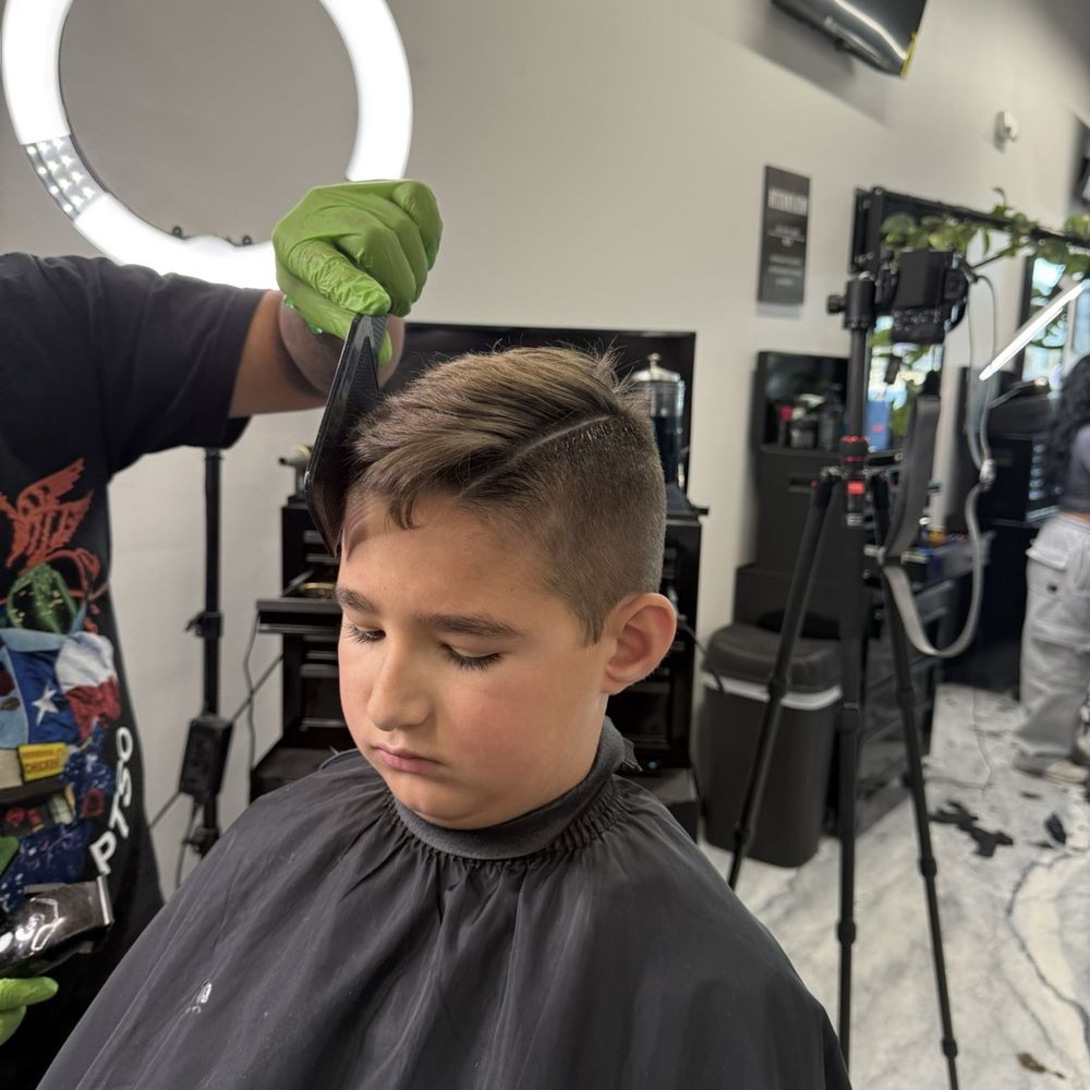 Smooth Razors Barbershop - My son was nervous at first because it wasn't a kids spot like sharkeys but he was really happy with the results - Barbers Near Me - Allen, Texas Smooth Razors Barbershop - My son was nervous at first because it wasn't a kids spot like sharkeys but he was really happy with the results - Barbers Near Me - Allen, Texas