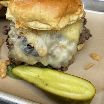 The Melt - Mushroom cheeseburger - Sandwiches Near Me - Folsom, California