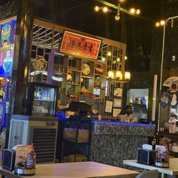 Inside dining area