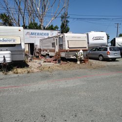 Bella Vista Mobile Home Park - Old non-registered trailers are all throughout the trailer park