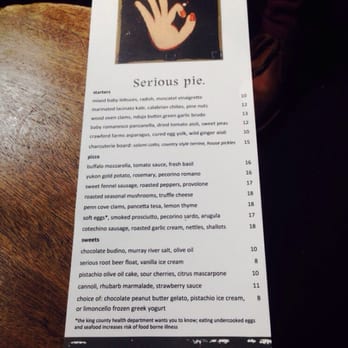 Serious Pie Downtown - Pizza Near Me - Seattle, Washington