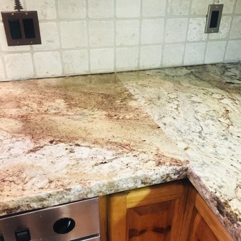 Sanchez Granite - This is seam and color match ?  Omg I am so disappointed it's awful ! - Countertop Installation Near Me - Reno, Nevada