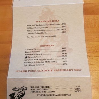 Gold Rush BBQ - Menu - Barbeque Near Me - Venice, Florida