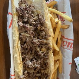 Traditional Philly w/ double meat. Traditional Philly w/ double meat.