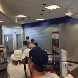 US Post Office - Busy even before they open