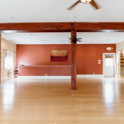 The open and airy studio