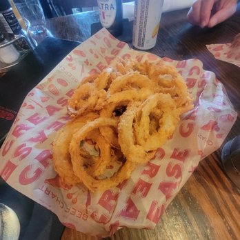 Grease Burger Beer and Whiskey Bar - Onion rings - Burgers Near Me - West Palm Beach, Florida Grease Burger Beer and Whiskey Bar - Onion rings - Burgers Near Me - West Palm Beach, Florida