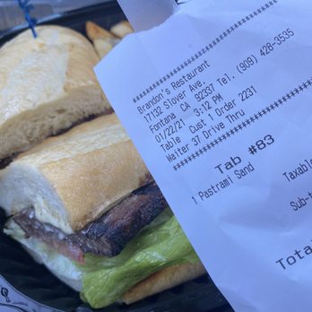 Brandon's Diner - Not what I ordered - Diners Near Me - Fontana, California