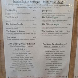El Capitan's - Menu