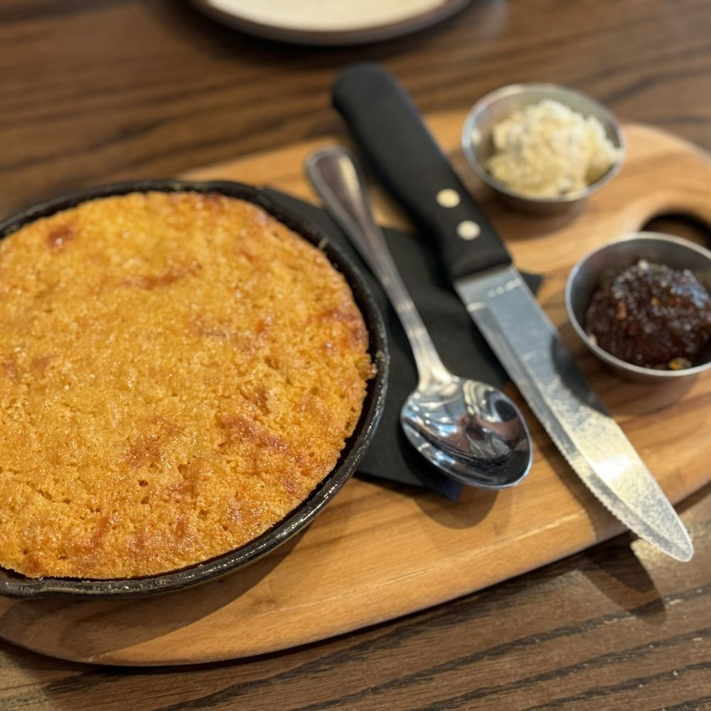Gus's BBQ - Cast Iron Cornbread - Barbeque Near Me - Porter Ranch, California