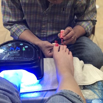 1 Epic Nails & Spa - Pedi by Vivian's Husband COLOR: 430- Ferrari red - Nail Salons Near Me - Gilbert, Arizona 1 Epic Nails & Spa - Pedi by Vivian's Husband COLOR: 430- Ferrari red - Nail Salons Near Me - Gilbert, Arizona