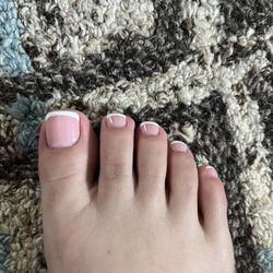 LaBella Nail Spa And Hair - French tip with bubble bath pink