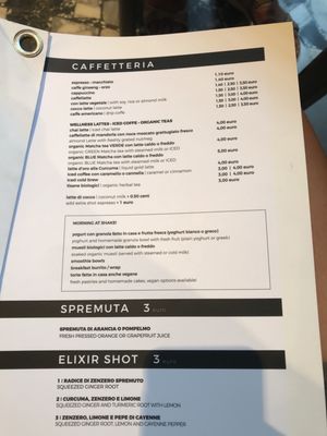 Menu photo 1 Shake Cafè Florence, FI