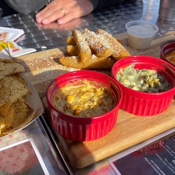 Steinerhaus BBQ - Fried Pickles & trio dip - Barbeque Near Me - Temecula, California Steinerhaus BBQ - Fried Pickles & trio dip - Barbeque Near Me - Temecula, California