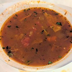 Catonsville Gourmet - Maryland crab soup with no visible sign of crab meat