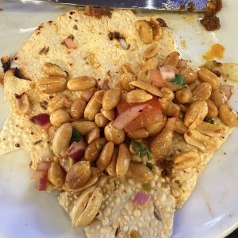 Barcelona Restaurant and Bar - Masala Peanuts on a pappad. - Bars Near Me - Milpitas, California Barcelona Restaurant and Bar - Masala Peanuts on a pappad. - Bars Near Me - Milpitas, California