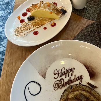 Commission Row - Lemon Yuzu Cheesecake and Chocolate Coffee Swiss Roll - Steakhouses Near Me - Indianapolis, Indiana