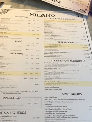 Menu photo 1 Milano Dublin, D