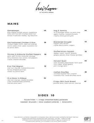 Menu photo 3 Heirloom Monroe, LA