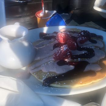 Breakfast at Tiffany's - Raspberry cheesecake pancake - Breakfast & Brunch Near Me - Kalamazoo, Michigan