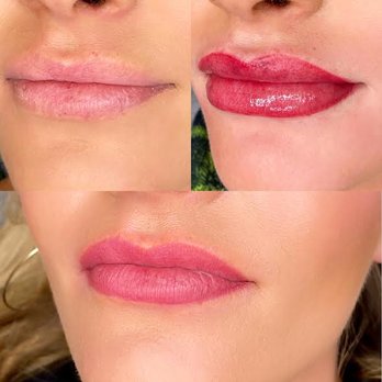 Coe Cosmetics - lip blushing before, after and healed - Permanent Makeup Near Me - Austin, Texas Coe Cosmetics - lip blushing before, after and healed - Permanent Makeup Near Me - Austin, Texas