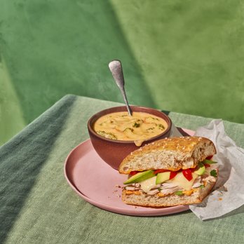 Panera Bread - Chipotle Chicken Avo Melt & Broccoli Cheddar Soup Cup You Pick 2 - Sandwiches Near Me - Mcmurray, Pennsylvania Panera Bread - Chipotle Chicken Avo Melt & Broccoli Cheddar Soup Cup You Pick 2 - Sandwiches Near Me - Mcmurray, Pennsylvania