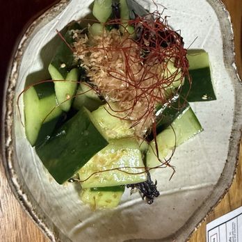 Kaimuki Shokudo - Tataki Cucumber Salad - Japanese Near Me - Honolulu, Hawaii