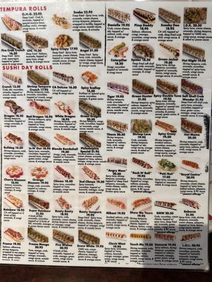 Menu photo 1 Sushi Day Fresno, CA Menu photo 1 Sushi Day Fresno, CA