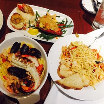 Red Lobster - Dueling lobster Tails Bar Harbor Lobster Bake Lobster Scampi Linguini - Seafood Near Me - Madison, Wisconsin Red Lobster - Dueling lobster Tails Bar Harbor Lobster Bake Lobster Scampi Linguini - Seafood Near Me - Madison, Wisconsin