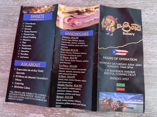 Menu photo 4 El Bori Bakery Bristol, CT Menu photo 4 El Bori Bakery Bristol, CT