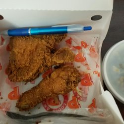 The small size chicken I got from Popeyes today, disappointing