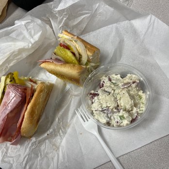 Dixie Sandwich Shop - Side & Sandwich combo: D'Godfather w/ potato salad - Sandwiches Near Me - Boca Raton, Florida